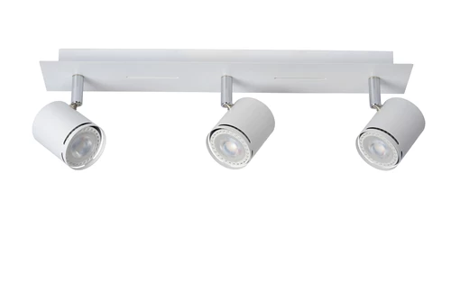 Lucide RILOU - Ceiling spotlight - LED Dim. - GU10 - 3x5W 3000K - White - turned off